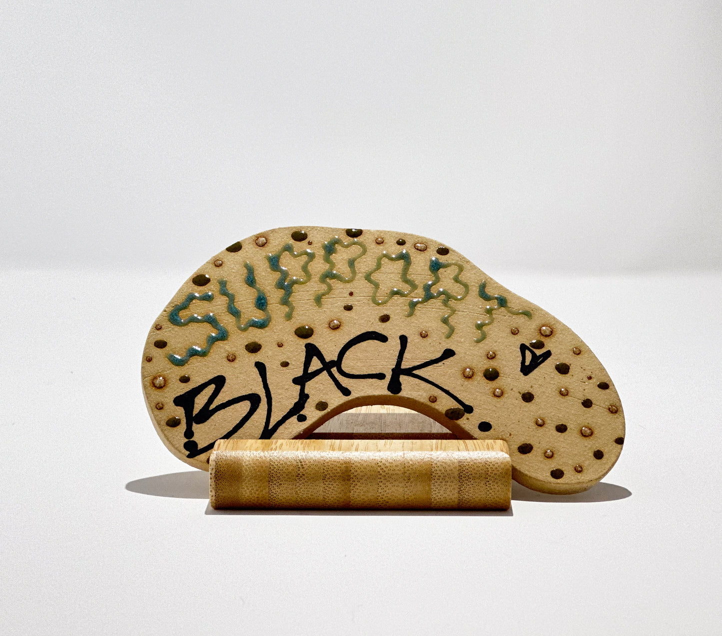 "Support Black" Magnet