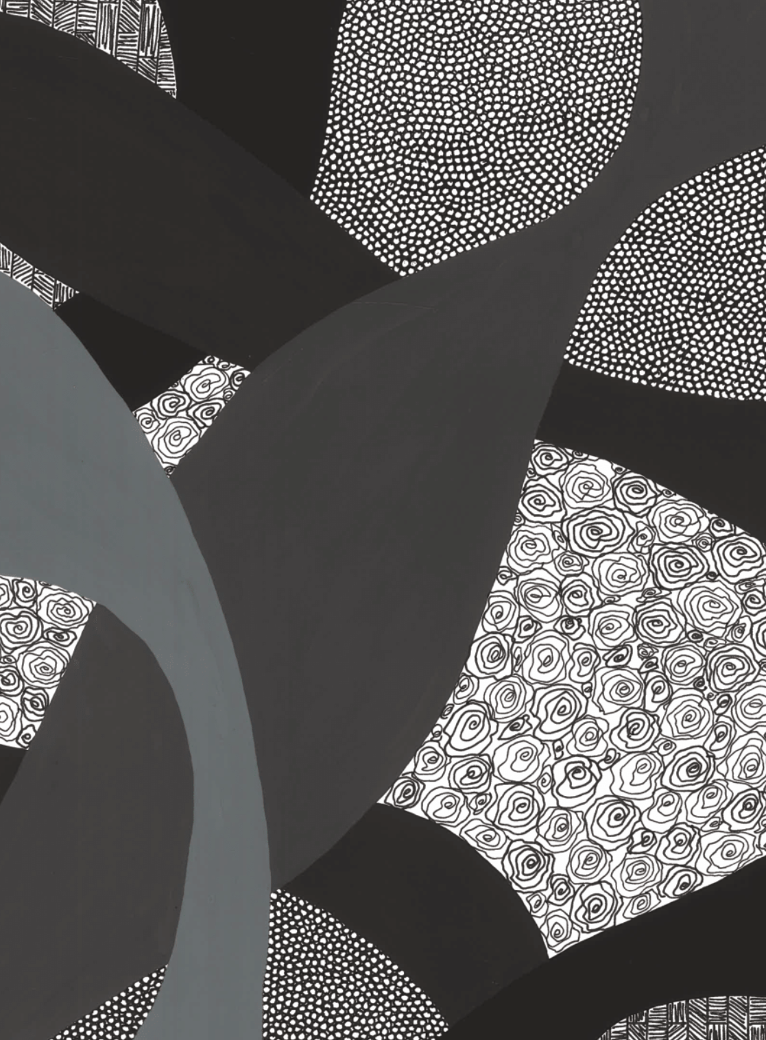 "interRuption: greyscale" Print