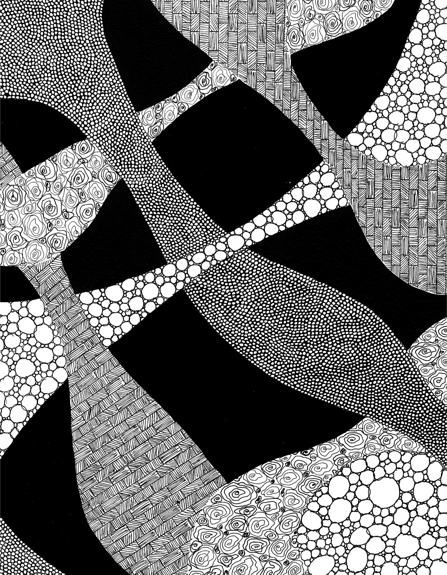 "interRuption: B&W" Print